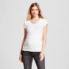 Target Maternity V-neck T-shirt - Isabel Maternity By Ingrid & Isabel White