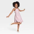 Girls' Floral Tie-back Sleeveless Woven Dress - Cat & Jack S,