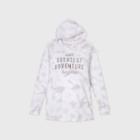 Maternity Our Greatest Adventure Begins Tie-dye Hooded Kanga Pocket Sweatshirt - Isabel Maternity By Ingrid & Isabel Gray