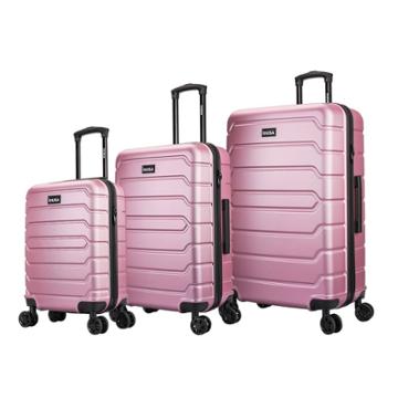 Inusa Trend Lightweight Hardside Spinner 3pc Luggage Set - Rose Gold