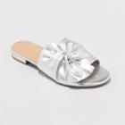 Women's Huntress Metallic Knotted Slide Sandals - A New Day