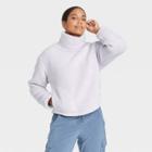 Women's Cozy Cowl Neck Pullover Sweatshirt - All In Motion Lavender