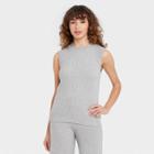 Women's Crewneck Pullover Sweater Vest - Who What Wear Gray