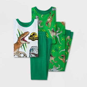 Boys' Jurassic World 4pc Snug Fit Pajama