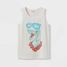 Boys' Roaring Dinosaur Graphic Tank Top - Cat & Jack White
