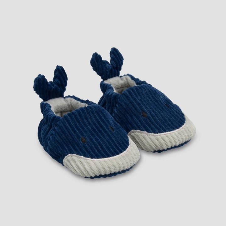 Baby Boys' Whale Constructed Slippers - Just One You Made By Carter's Newborn