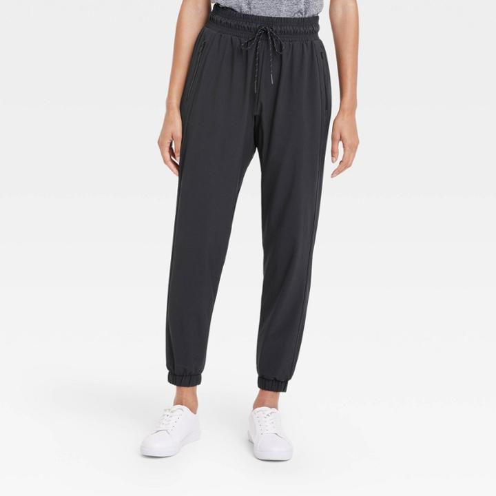 Women's Lined Woven Joggers - All In Motion Black