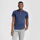 Target Men's Short Sleeve Henley Shirt - Goodfellow & Co Xavier Navy