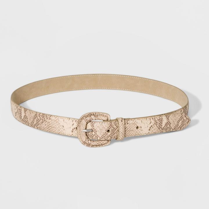 Women's Feather Edge Stitch With Wrapped Buckle Belt - Universal Thread
