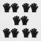 Toddler Boys' 5pk Magic Gloves - Cat & Jack One Size, Boy's, Black