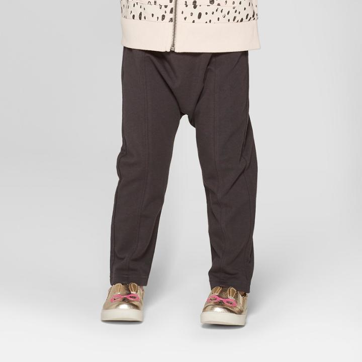 Toddler Girls' Jogger Pants - Cat & Jack Essential Gray