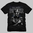 Men's Marvel Black Panther Short Sleeve Graphic T-shirt - Black