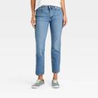 Women's High-rise Slim Straight Cropped Jeans - Universal Thread