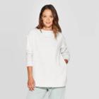 Women's Beautifully Soft Fleece Lounge Sweatshirt Dress - Stars Above Heather Gray Xs, Women's, Grey Gray