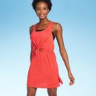 Women's Front Tie Cover Up Dress - Xhilaration Red S, Women's,