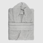 L Finesse Shawl Bathrobe Silver - Trident Group