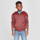 Boys' Zip-up Hooded Sweatshirt - Cat & Jack Red