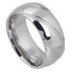 Men's Daxx Cobalt Band With Milgrain Design -