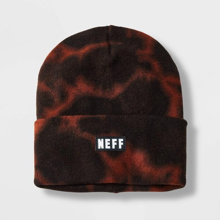 Men's Neff Marled Cedar Lawrence Beanie - Black/burgundy