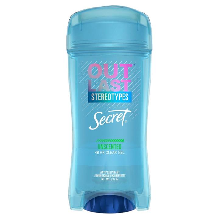 Secret Outlast Clear Gel Antiperspirant For Women Unscented