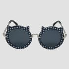 Girls' Cateye With Polka Dot Sunglasses - Cat & Jack Black