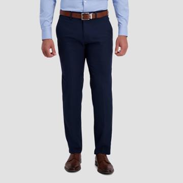 Haggar H26 Men's Premium Stretch Straight Fit Pants - Indigo