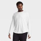 Men's Long Sleeve Upf 50+ T-shirt - All In Motion True White