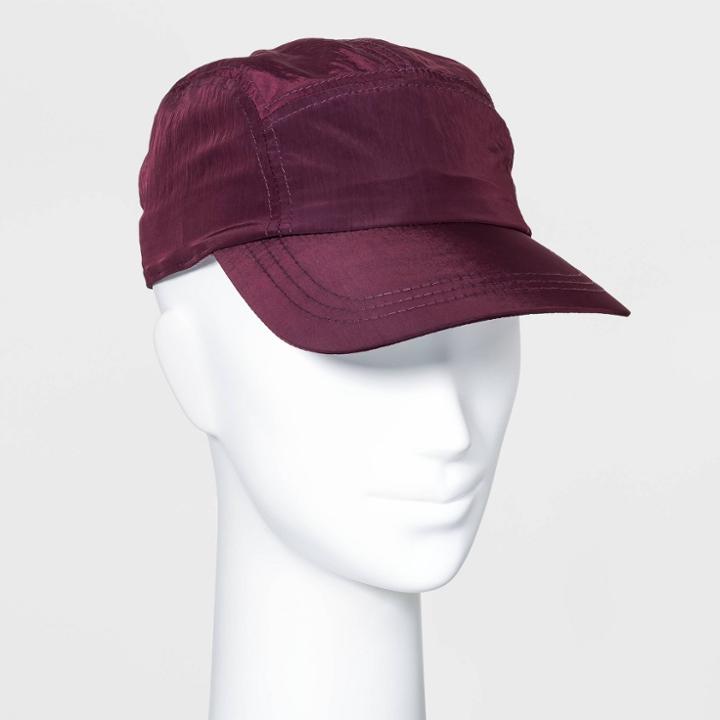 Women's Nylon Baseball Hat - Wild Fable Burgundy, Red