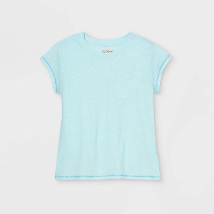 Girls' Boxy Pocket T-shirt - Cat & Jack