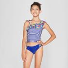 Girls' Zamba Love Tankini Set - Cat & Jack Blue