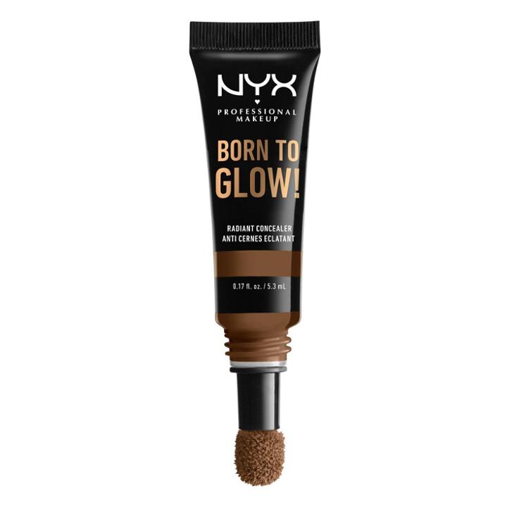 Nyx Professional Makeup Born To Glow Radiant Concealer Mocha - 0.17 Fl Oz, Brown