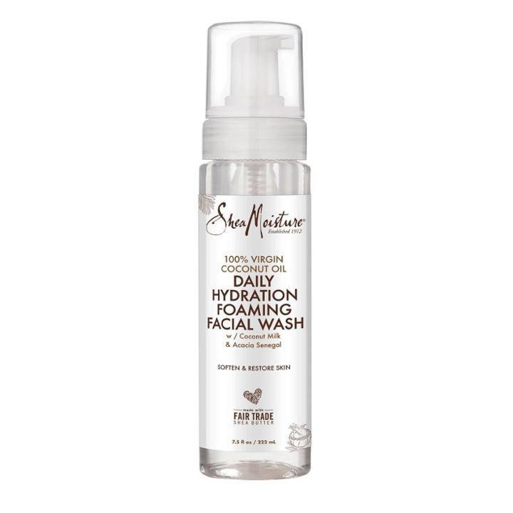 Sheamoisture 100% Virgin Coconut Oil Daily Hydration Foaming Facial Wash