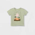 Toddler Boys' Palm Scene Short Sleeve T-shirt - Art Class Teal