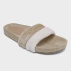 Women's Frances Terry Cloth Pool Slide Sandals - Who What Wear Tan