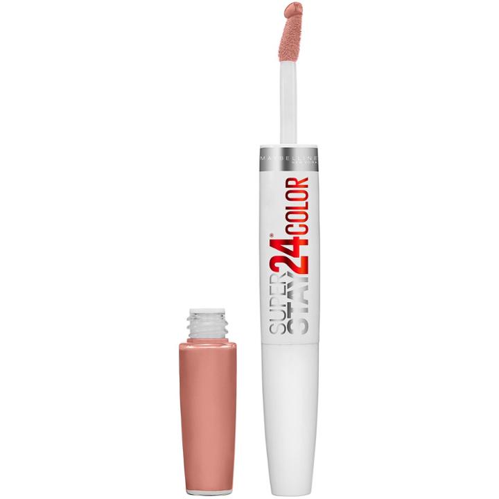 Maybelline Superstay 24 2-step Liquid Lipstick Absolute Taupe - 1kit, Absolute Brown