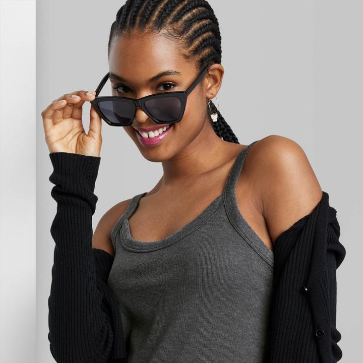 Women's Slim Fit Tank Top - Wild Fable Heather Gray