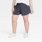 Women's Plus Size Stretch Woven Mid-rise Shorts 4 - All In Motion Slate