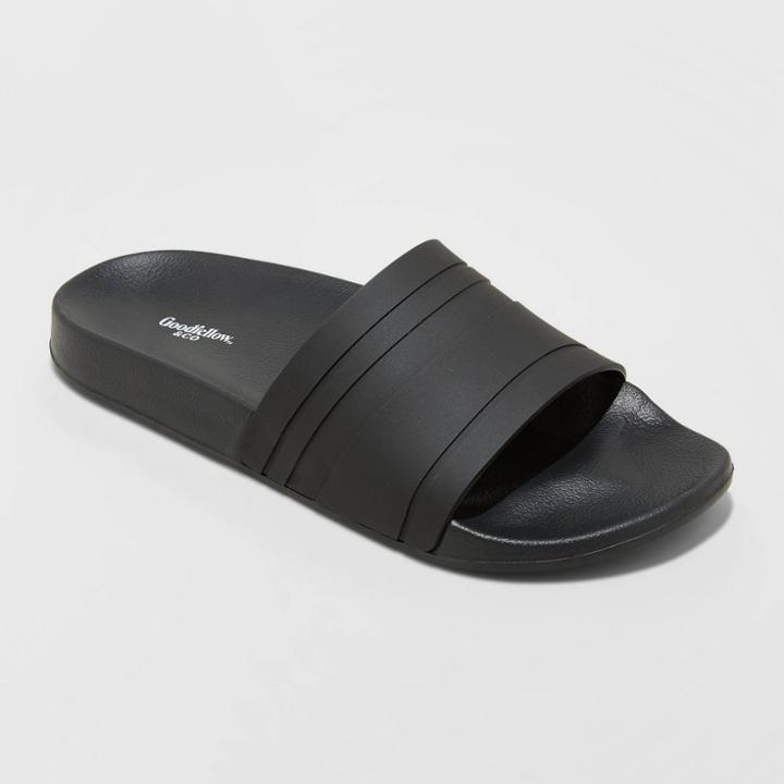 Men's Ricky Slide Sandals - Goodfellow & Co Black S, Men's,