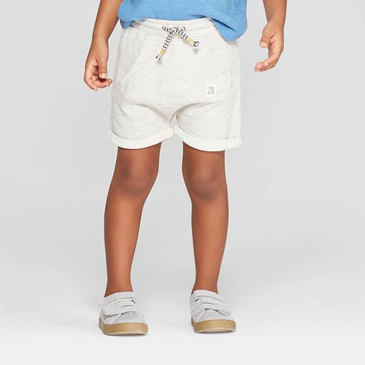Target Toddler Boys' Knit Shorts - Art Class Light Heather Gray
