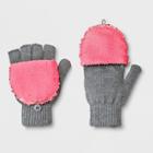 Girls' Flip Sequins Gloves - Cat & Jack Gray