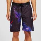 Men's Nasa 9.5 Galaxy Print Board Shorts - Blue