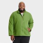 Men's Big & Tall Polartec Fleece Jacket - All In Motion Green