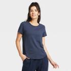 Women's Short Sleeve Essential T-shirt - All In Motion Navy Xs, Women's, Blue