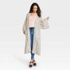 Women's Yarn Dye Kimono - Universal Thread Oatmeal Heather
