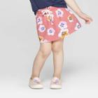 Toddler Girls' Floral Skort - Cat & Jack Peach