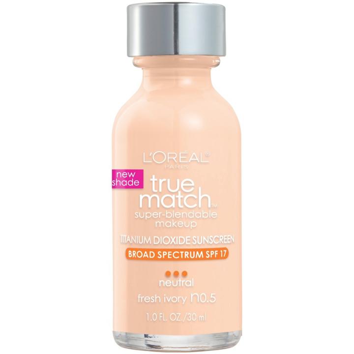 L'oreal Paris True Match Super-blendable Makeup Titanium Dioxide Sunscreen Bone C.15