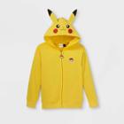 Boys' Pokemon Pikachu Costume Hoodie Sweatshirt - Yellow