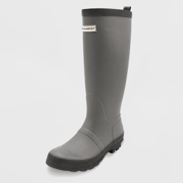 Smith & Hawken Size 9 Rubber Tall Garden Boot - Dark Gray -