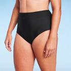 Kona Sol Women's Tummy Control High Waist Full Coverage Bikini Bottom - Kona