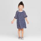 Toddler Girls' Constellation Dress - Genuine Kids From Oshkosh Metallic Blue